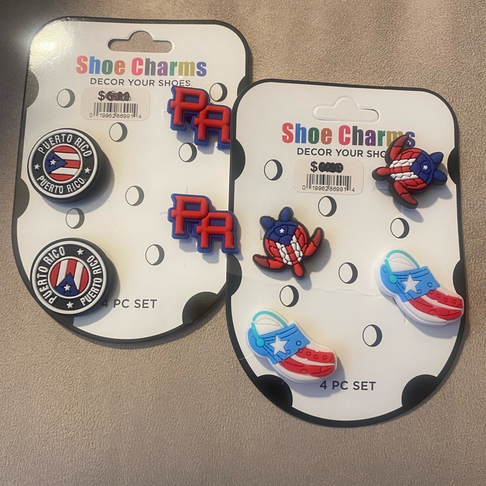 Puerto Rico Shoe Charms Set (Jibbitz)